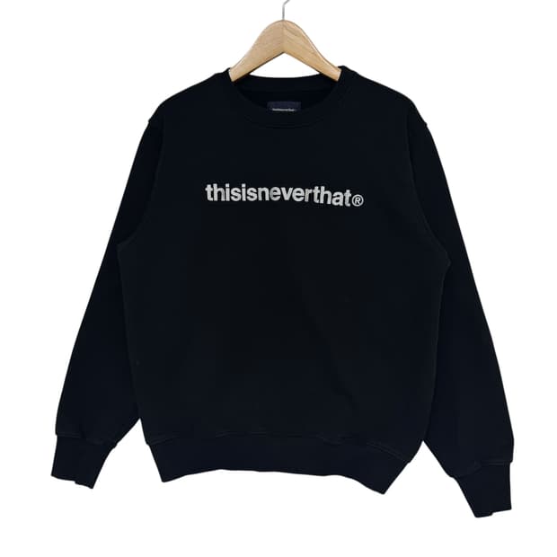 디스이즈네버댓 자수로고 맨투맨