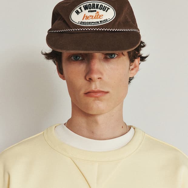 호이테 볼캡 모자 브라운