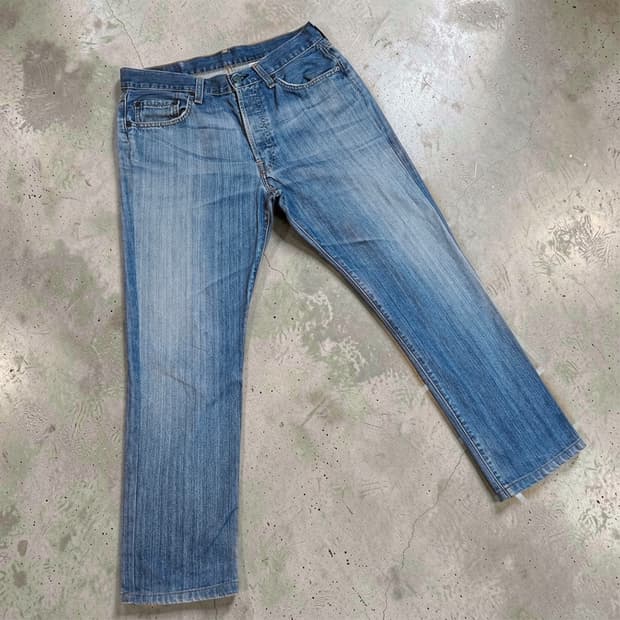 리바이스 00’s 501 제이드 데님 청바지