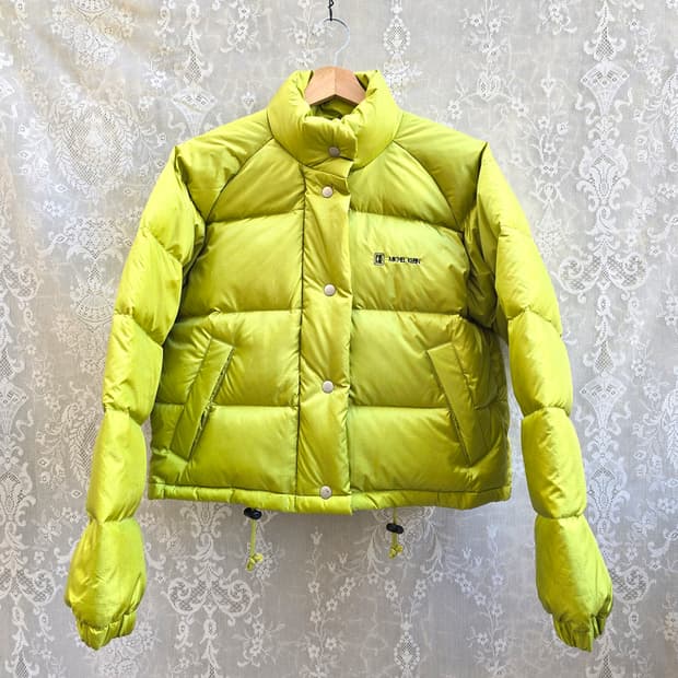 빈티지 미셀클랑 크롭 패딩