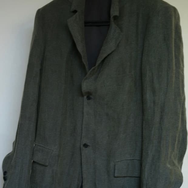 투빌더스하우스 스티치 싱글 자켓 올리브 그린