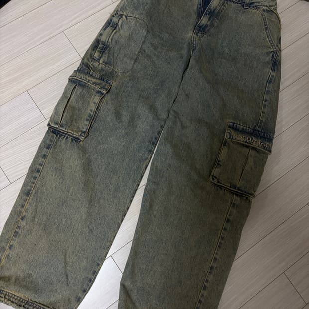 Sculptor 데님 카고 바지 XS