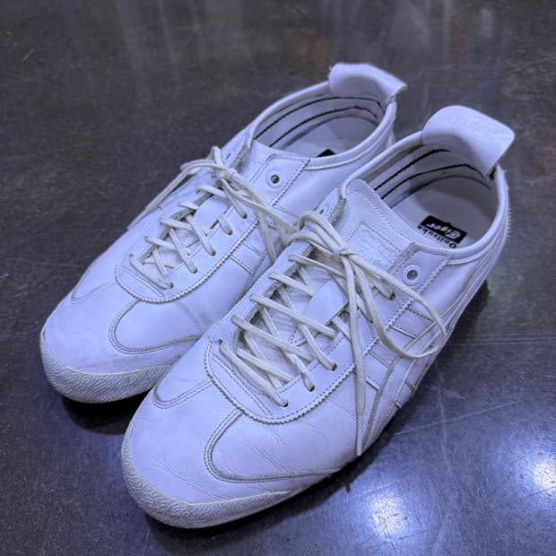 오니츠카타이거 멕시코66 SD 화이트 스니커즈 255