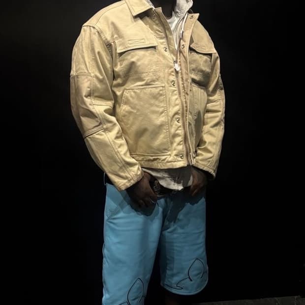 [S] 스투시 25FW 유틸리티 워크 자켓 베이지