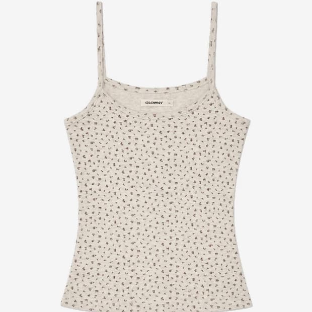 글로니 PROVINCE EYELET TANK (PEANUT BLOOM)