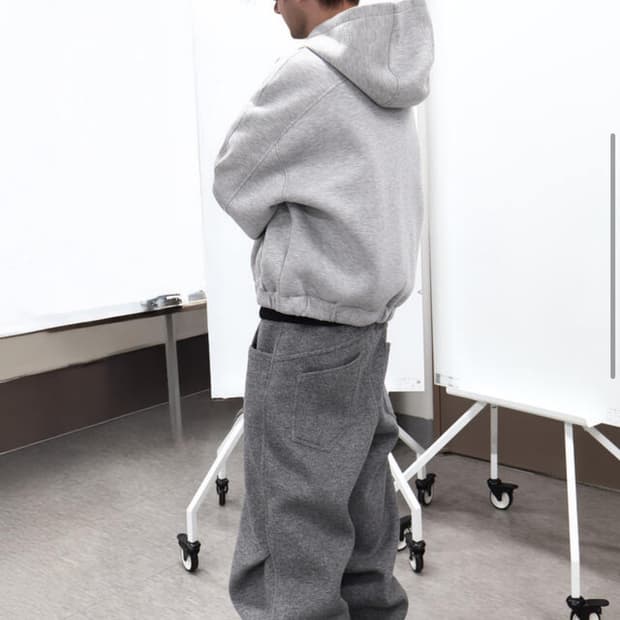 카미엔 코지 울 팬츠 그레이 OS