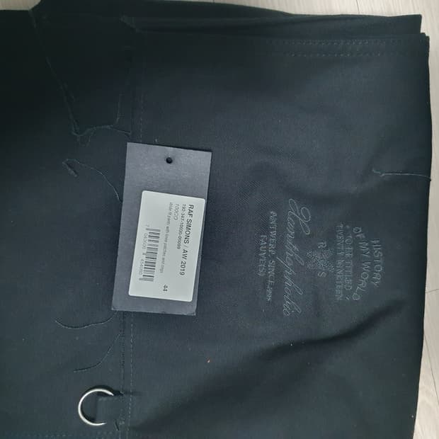 라프시몬스 19AW 패널링 팬츠 블랙44