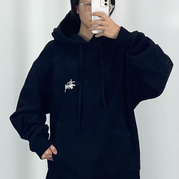  [2XL]새상품 스투시 블랙 후드티 