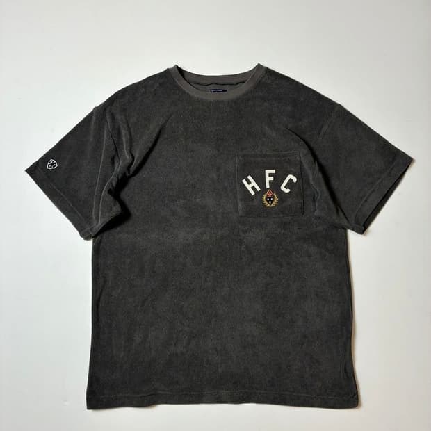 헤리티지플로스 HFC 펠트 타월 포켓 반팔 티셔츠 PN8327