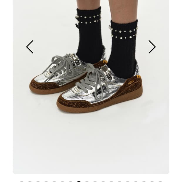 앤더슨벨 UNISEX NERO TRAINER SILVER 신발