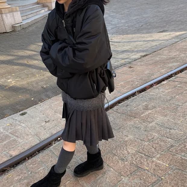 애니원모어 양면 항공점퍼