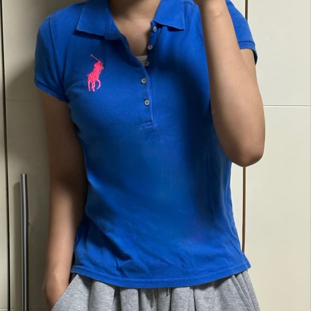폴로 랄프로렌 빅포니 블루 카라티