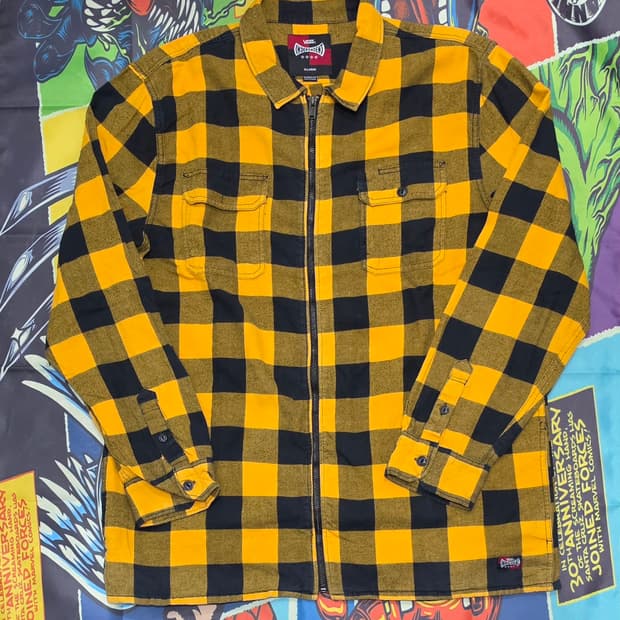 VANS X INDEPENDENT 체크 자켓 XL