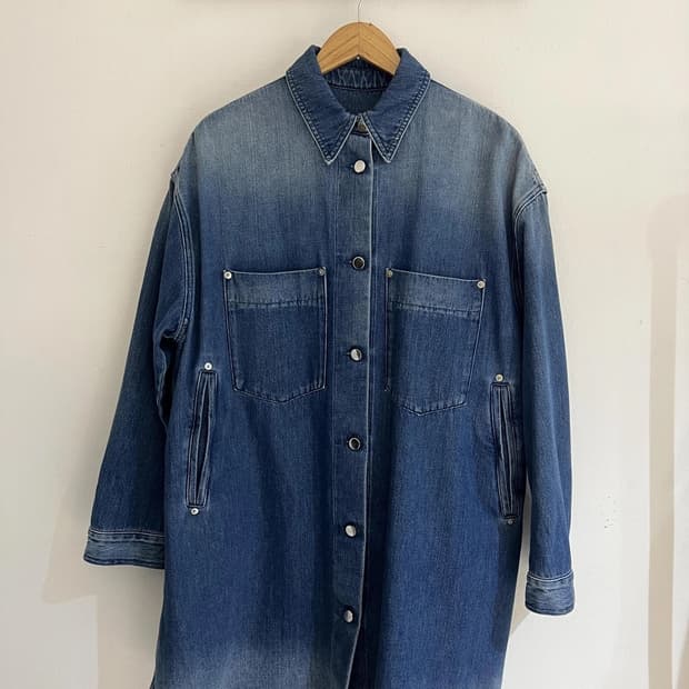 Mm6 데님 셔츠 자켓
