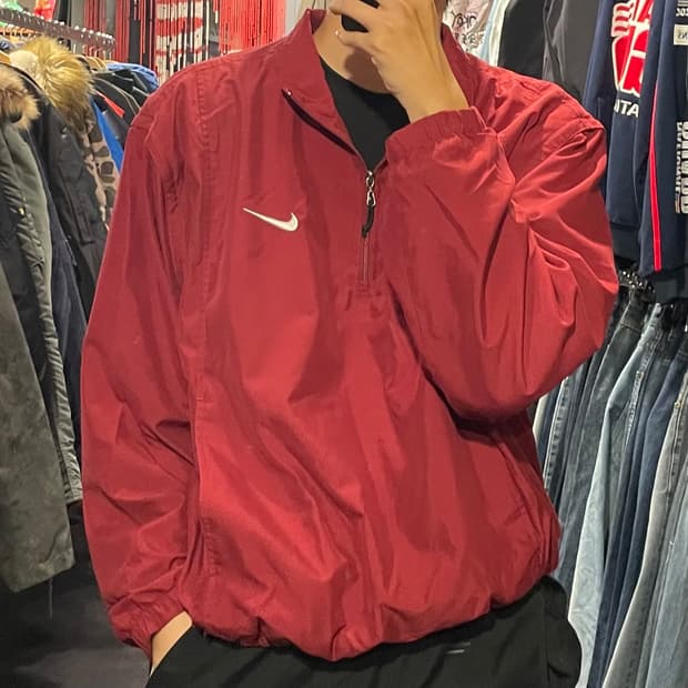 [IM] Nike 나이키 아노락 레드 웜업