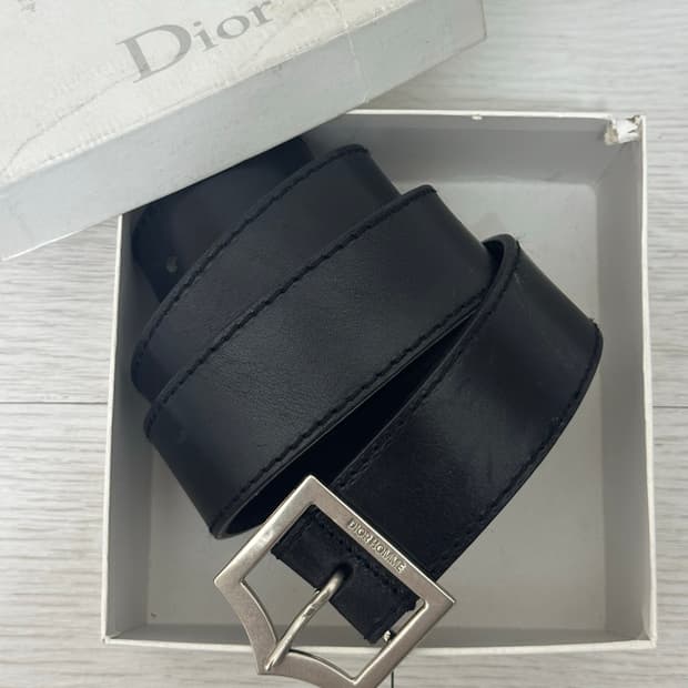 Dior homme d logo belt