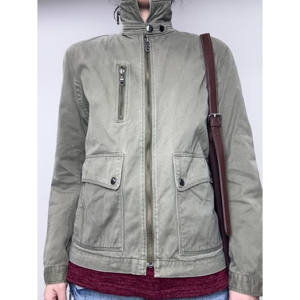 빈티지 카키 자켓 y2k