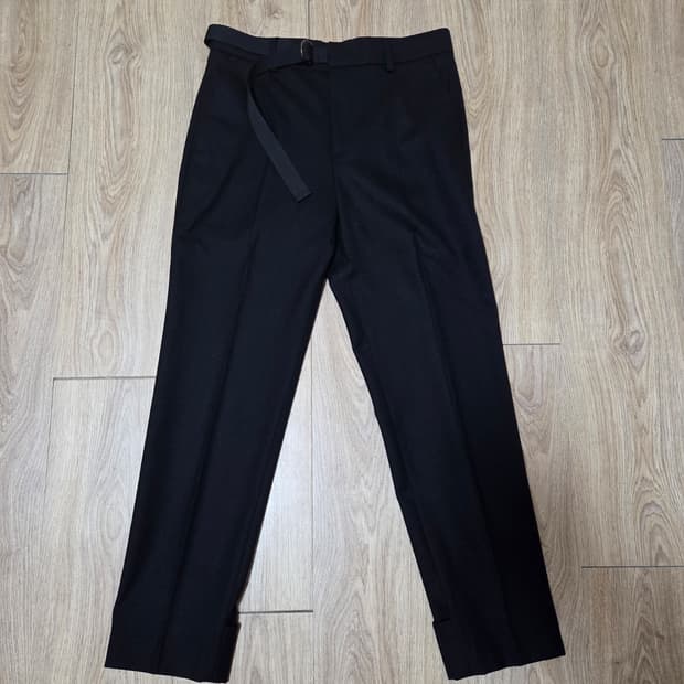 솔리드옴므 검정 슬랙스