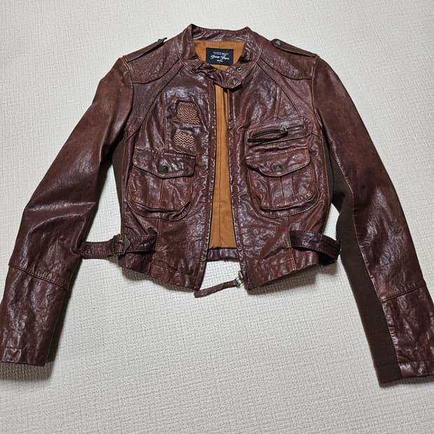 44 사이즈 가죽 자켓
