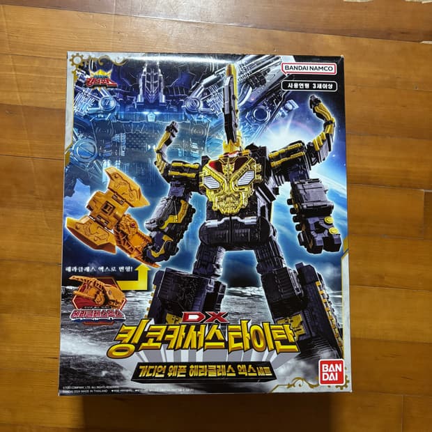 미개봉) 파워레인저 킹덤포스 킹 코카서스 타이탄 피규어 로봇 인테리어소품
