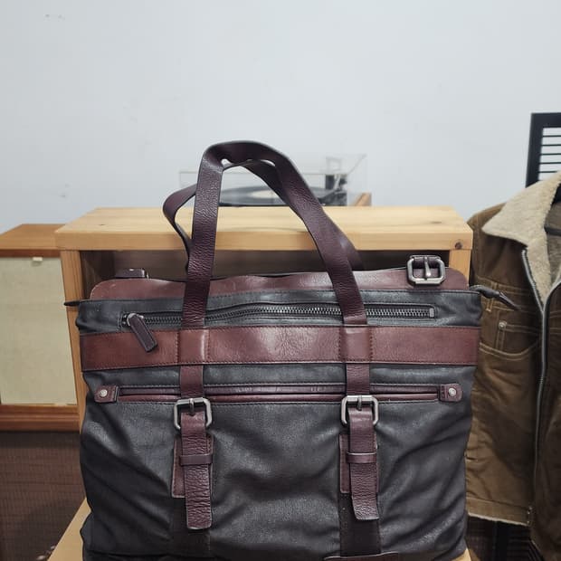 캘빈클라인 빈티지 가죽서류가방