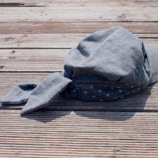 Vintage Polka Dot Bow Cap 