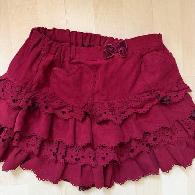 레이스 미니 치마 펑크 갸루 vintage 