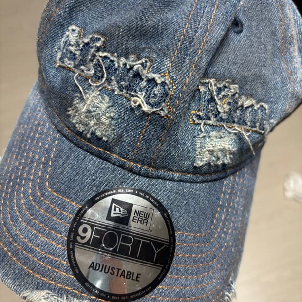 뉴에라 x 마킹 940언스트 데님 베이직 볼캡 다크 블