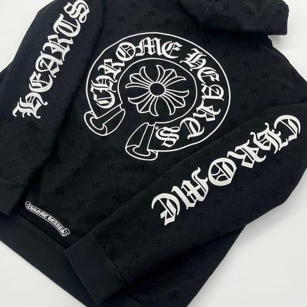 크롬하츠 플러스크로스 홀스슈 후드티 [M사이즈]