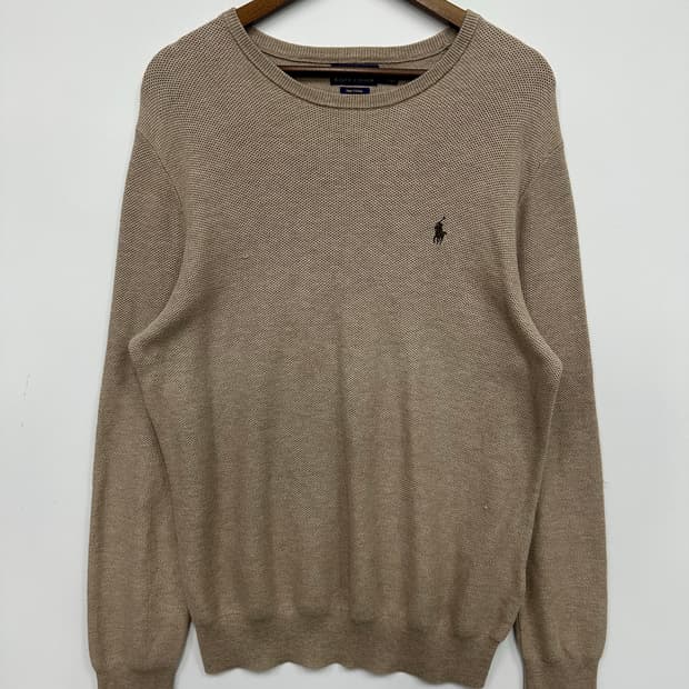폴로 베이지 니트 
