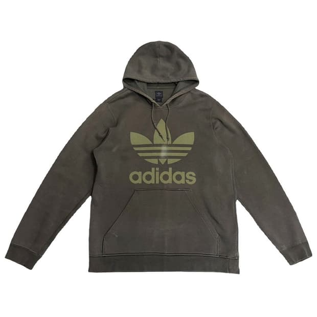 ADIDAS 올드스쿨 트레포일 빅로고 후디 100