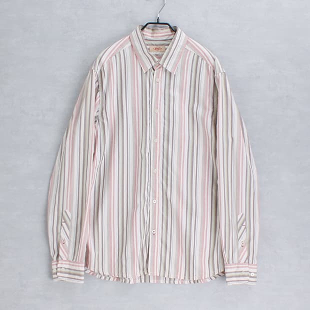 BALL _ stripe cotton shirt