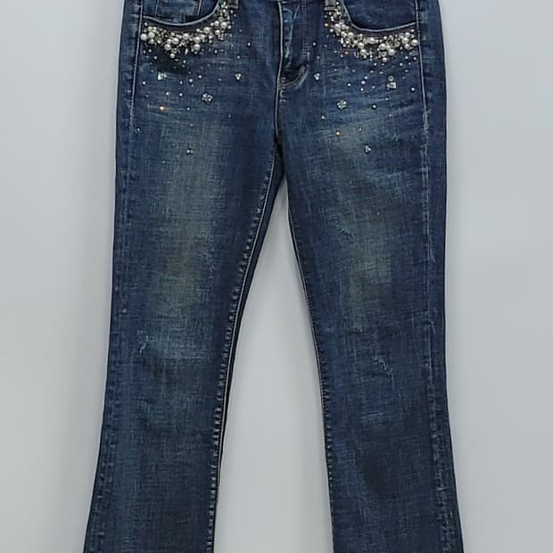 GUESS 스타더스트 인디고 슬림 부츠컷 데님 청바지 / 여 64 (26