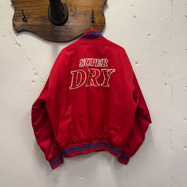 L) SUPER DRY Varsity Nylon Jacket