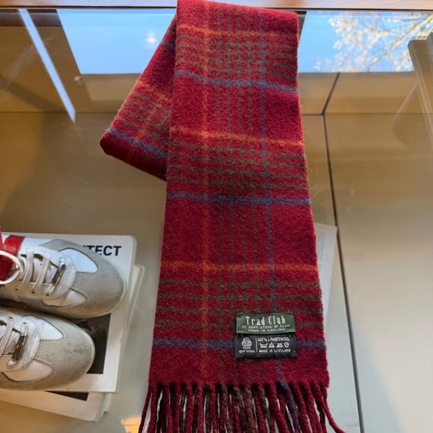 트래드클럽 스코티쉬 램스울 머플러