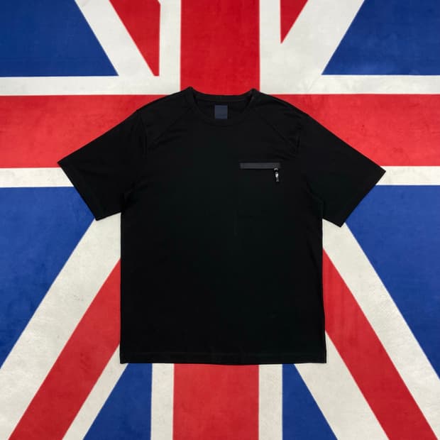 준지 포켓 지퍼 반팔티 M 실측 L - XL