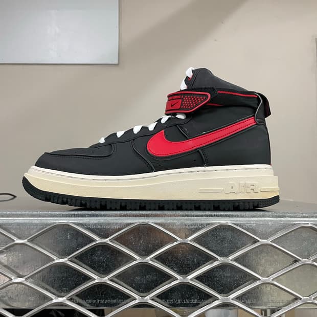 나이키 에어포스 1 부트 블랙 레드 275 (gr-4602)