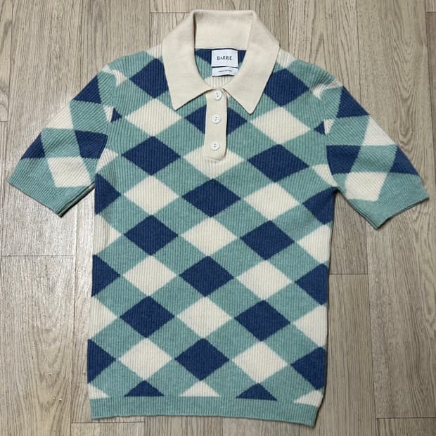 (명품)BARRIE 100프로 캐시미어 카라티 L