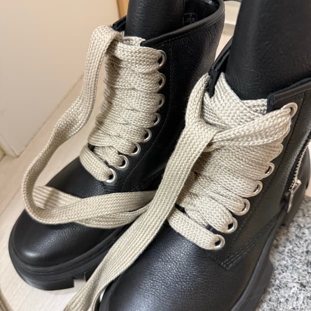 닥터마틴 릭오웬스 1460 점보레이스 부츠 (UK 6)