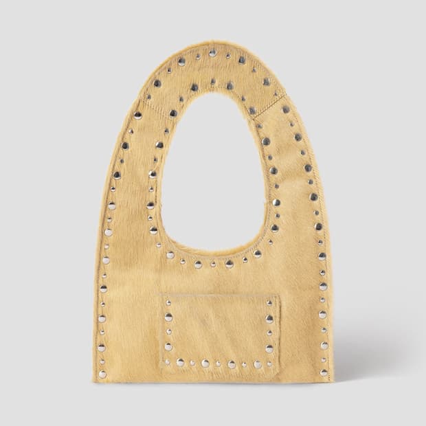 기마구아스 Mini Franca Bag/미니 퍼 프랑카백_버터