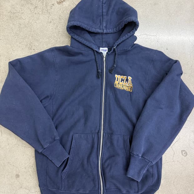 MADE IN USA 90s vintage hoodie NAVY