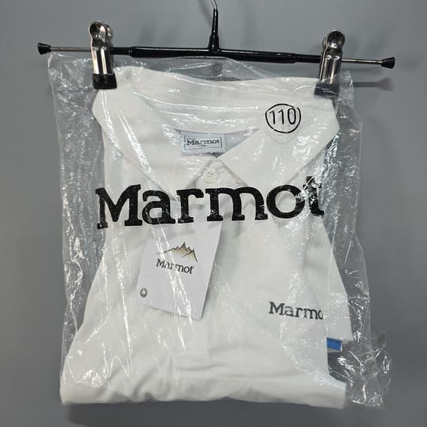 새제품 마모트 MARMOT 반팔 카라 티셔츠 110