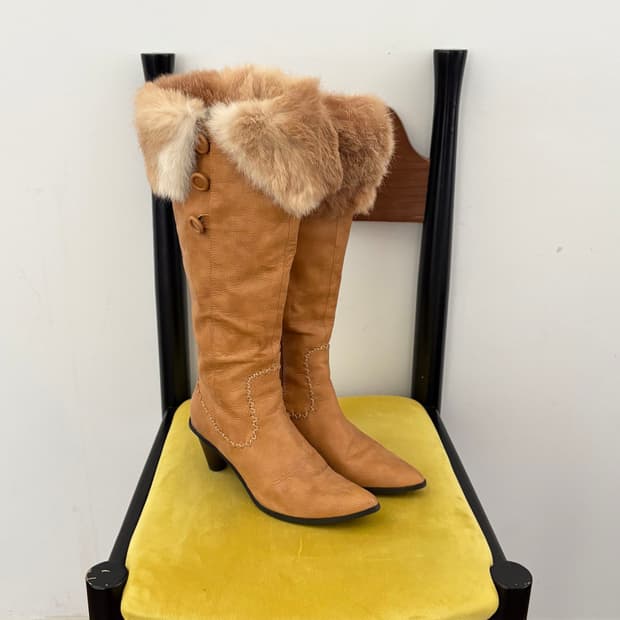 Fur Trimmed Boots