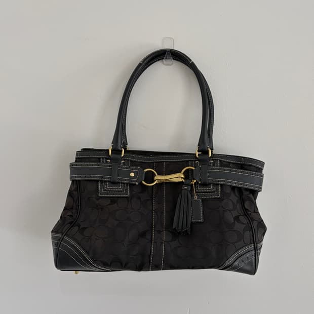 COACH leather bag 