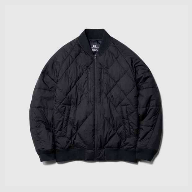 유니클로 리사이클하이브리드다운재킷 L