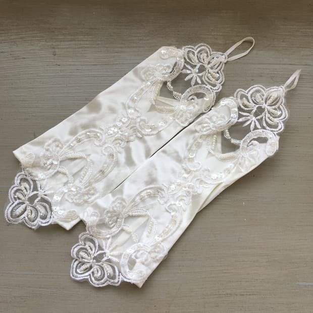  lace trimming hand warmer