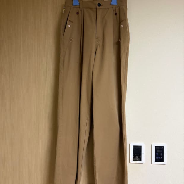 웨이비니스 멀티 버튼 코튼 팬츠 1 사이즈