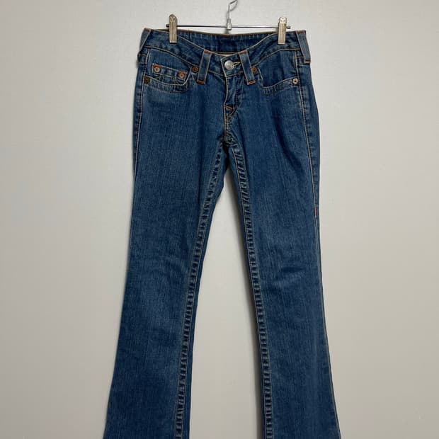 트루릴리전 부츠컷 데님 팬츠 25