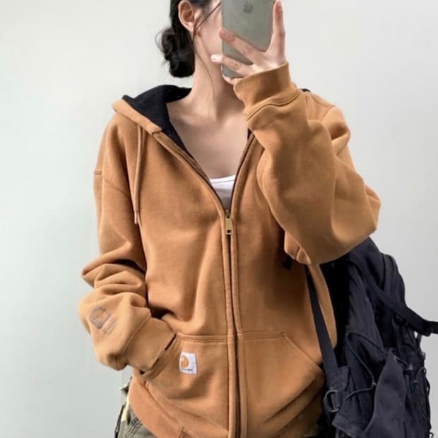 칼하트 써멀 후드집업 