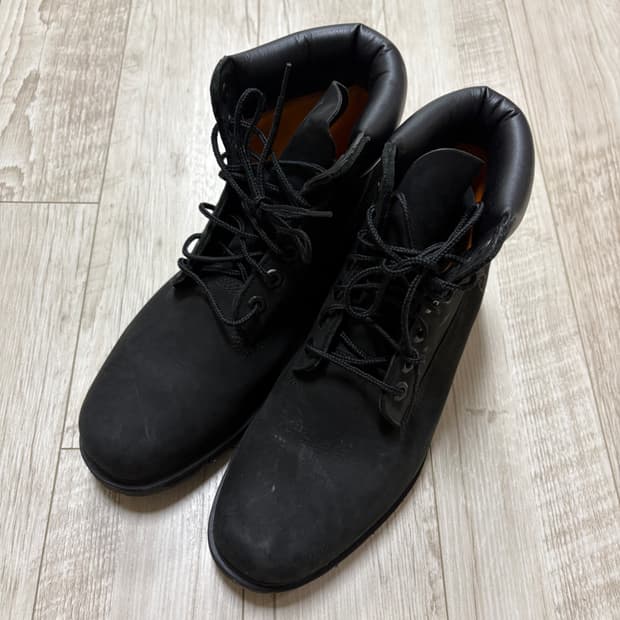 팀버랜드 6인치 워커 부츠 블랙 265